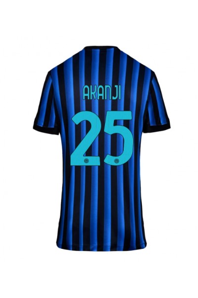 Inter Milan Manuel Akanji #25 Jalkapallovaatteet Naisten Kotipaita 2025-26 Lyhythihainen Inter Milan Manuel Akanji #25 Jalkapallovaatteet Naisten Kotipaita 2025-26 Lyhythihainen